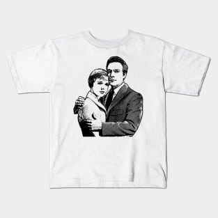 Captain and Maria Silhouette Kids T-Shirt